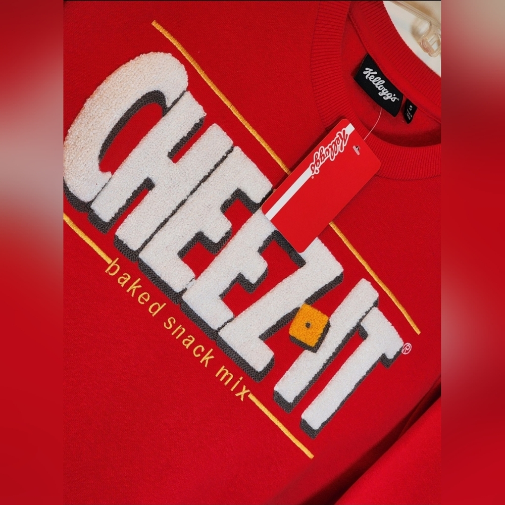 Kellogg's Cheez-It Red Crewneck Sweater